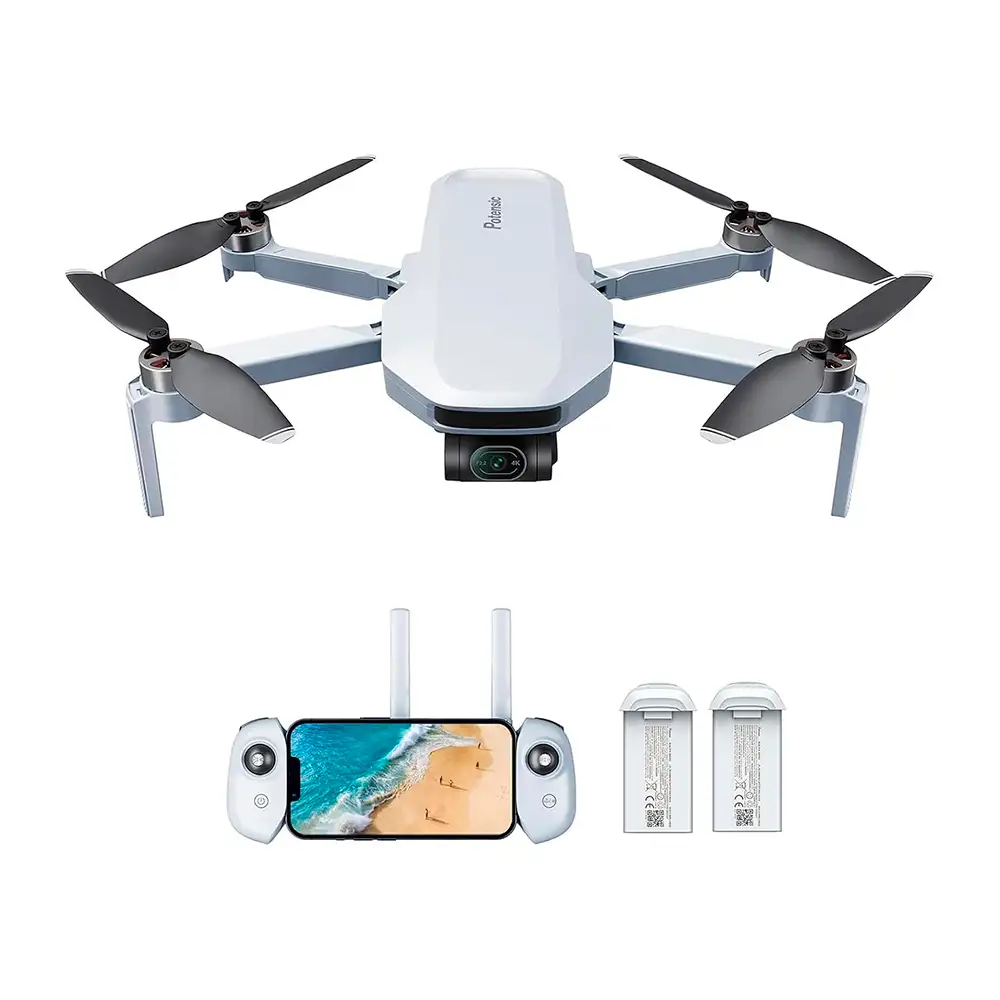 Potensic ATOM – Dron 4K Ultraligero con Gimbal 3 Ejes, 6KM de transmisión y 64 min de vuelo